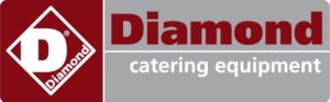 Logo of the brand Diamon with text "Catering equipment"